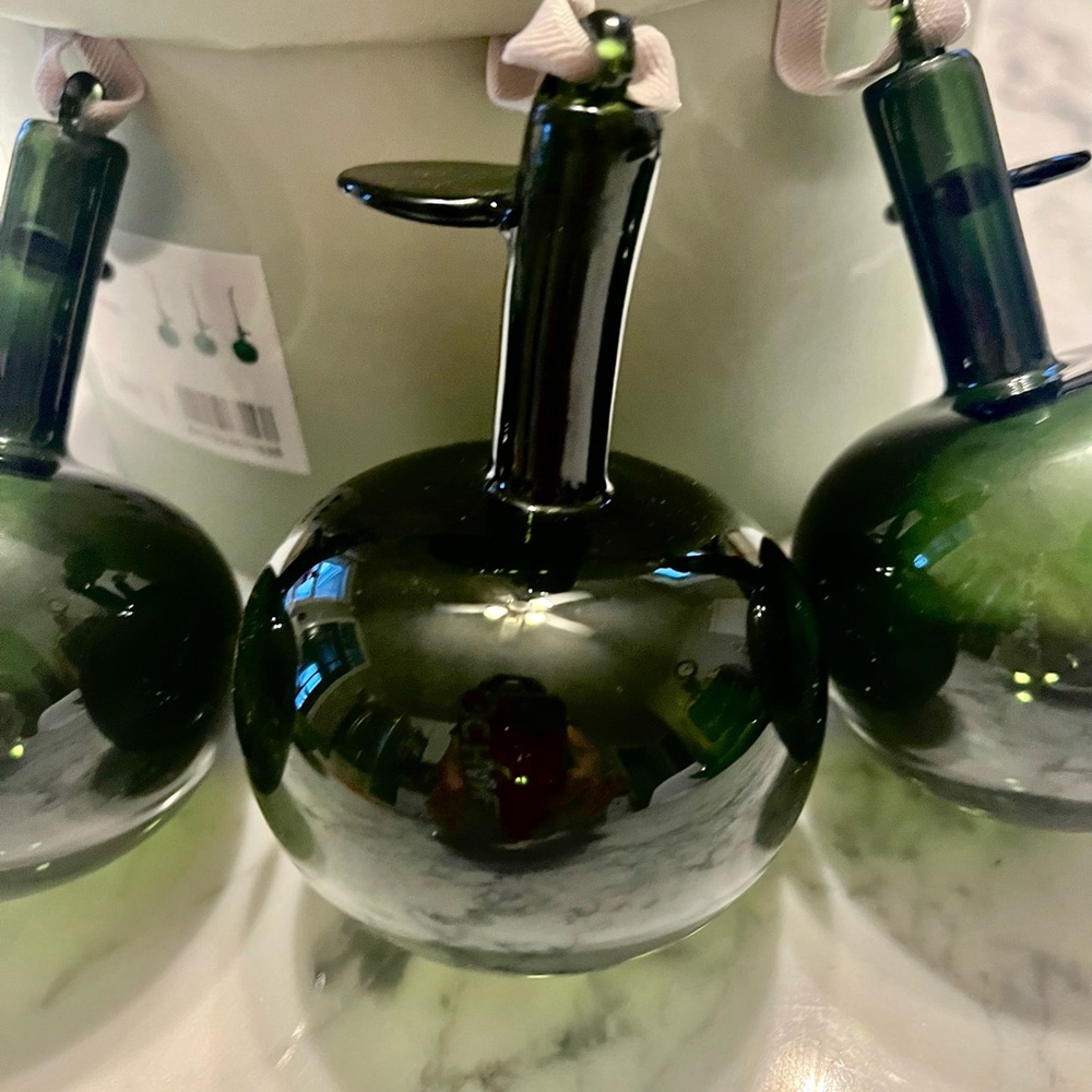 Glass apples by Iittala